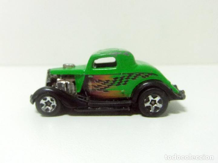Carros em escala Hot Wheels: 3-WINDOW &acute;34 FORD COUP&Eacute; - HOT WHEELS MATTEL 2001 &copy; 1979 ESCALA 1:64 COCHE HOT ROD 1934 AUTOM&Oacute;VIL CAR