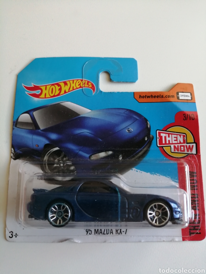 Auto in scala Hot Wheels: HOT WHEELS 95 MAZDA RX-7 PRIMERA EDICION. THEN AND NOW SERIES 2017. HOTWHEELS 1/64.