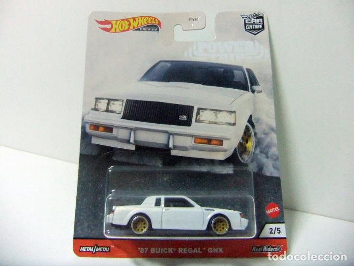 Auto in scala Hot Wheels: `87 BUICK REGAL GNX - HOT WHEELS PREMIUM MATTEL CAR CULTURE 2/5 2020 POWER TRIP - 1:64 COCHE 1987