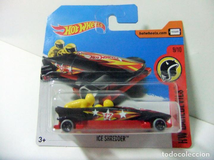 Carros em escala Hot Wheels: ICE SHREDDER - HOT WHEELS MATTEL HW DAREDEVILS 2017 - ESCALA 1:64 COCHE BOBSLEIGH BOBSLED