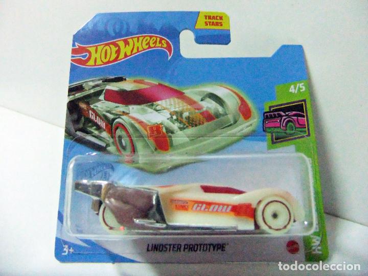 Carros em escala Hot Wheels: LINDSTER PROTOTYPE HOT WHEELS MATTEL HW GLOW RACERS 4/5 2021 - COCHE 1:64 AUTO PROTOTIPO TRACK STARS