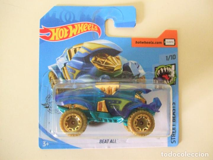 Carros em escala Hot Wheels: BEAT ALL - HOT WHEELS MATEL HW STREET BEASTS 1/10 2019 - COCHE JUGUETE MONSTRUO AUTOM&Oacute;VIL ANIMAL