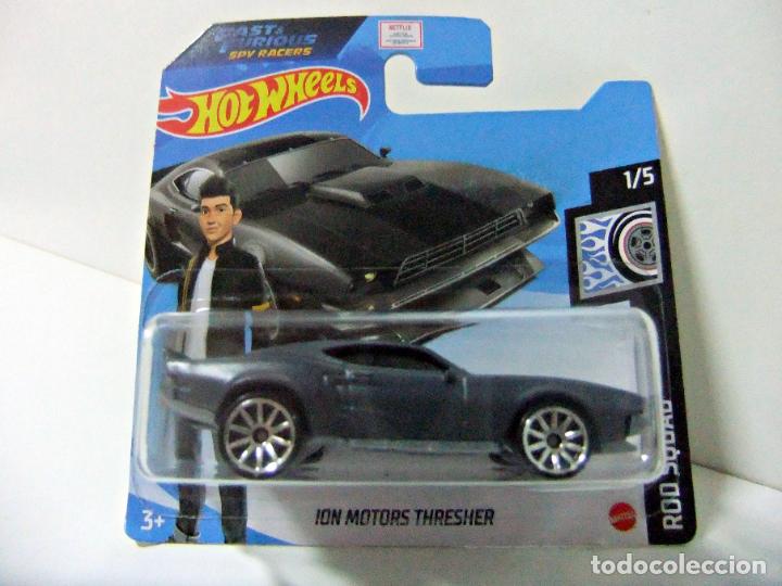 Model cars Hot Wheels: ION MOTORS THRESHER - HOT WHEELS FAST & FURIOUS SPY RACERS ROD SQUAD 1/5 2021 - COCHE 1:64 NETFLIX