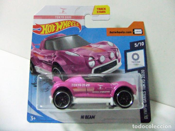 Model cars Hot Wheels: HI BEAM - HOT WHEELS OLYMPIC GAMES TOKYO 2020 5/10 - COCHE JUEGOS OLIMPICOS GIMNASIA ART&Iacute;STICA TRACK