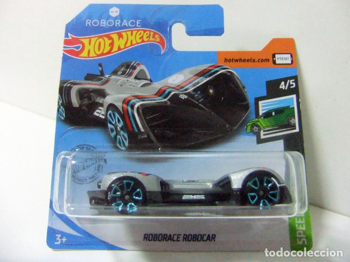 Carros em escala Hot Wheels: ROBORACE ROBOCAR - HOT WHEELS MATTEL HW SPEED BLUR 2020 4/5 ESCALA 1:64 - COCHE ROBOT AUTOM&Oacute;VIL