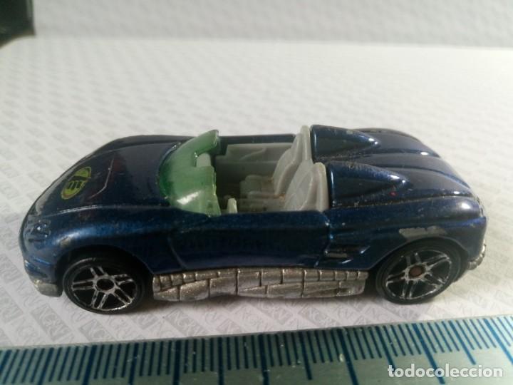 Carros em escala Hot Wheels: HOT WHEELS MX 48 TURBO AZUL TAILANDIA COCHE