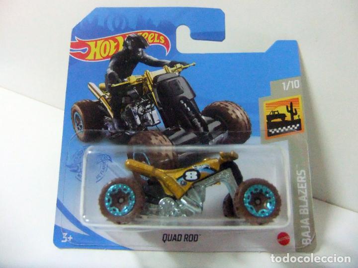 Carros em escala Hot Wheels: QUAD ROD - HOT WHEELS BAJA BLAZERS 1/10 2021 - ESCALA 1:64 COCHE MOTO HW JUGUETE TOY #8 2/250