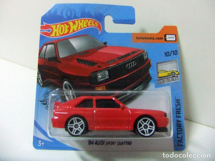 Carros em escala Hot Wheels: &acute;84 AUDI SPORT QUATTRO 1984 HOT WHEELS MATTEL FACTORY FRESH 10/10 2020 COCHE 1:64 AUTO CAR RED ROJO