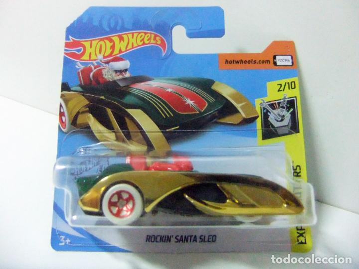 Carros em escala Hot Wheels: ROCKIN&acute; SANTA SLED - HOT WHEELS MATTEL HW EXPERIMOTORS 2020 ESCALA 1:64 - COCHE TRINEO CLAUS NAVIDAD
