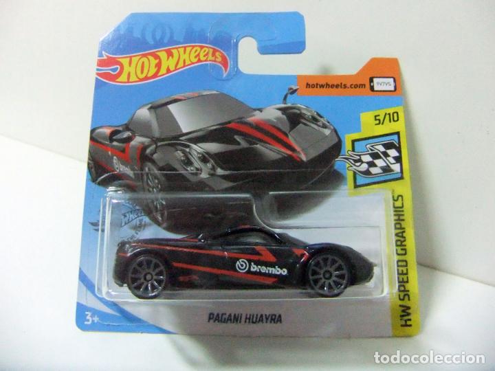Carros em escala Hot Wheels: PAGANI HUAYRA BREMBO - HOT WHEELS MATTEL HW SPEED GRAPHICS 2019 ESCALA 1:64 - COCHE AUTOM&Oacute;VIL AUTO