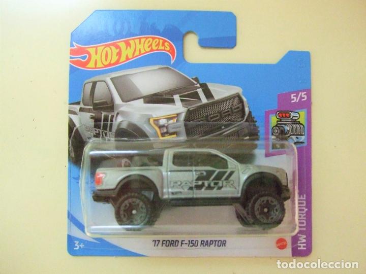 Carros em escala Hot Wheels: &acute;17 FORD F-150 RAPTOR 2017 HOT WHEELS MATTEL HW TORQUE 5/5 2021 ESCALA 1:64 COCHE F150 PICK UP TRUCK