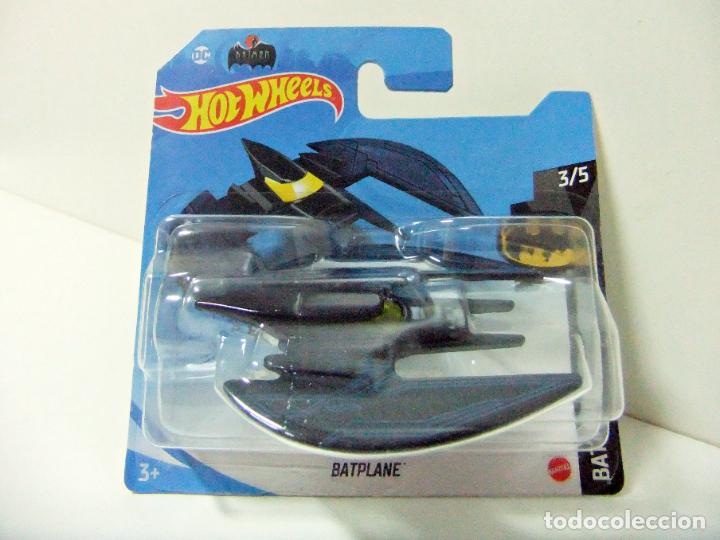 Carros em escala Hot Wheels: BATPLANE - HOT WHEELS BATMAN 3/5 2021 BATWING DC COMICS THE ANIMATED SERIES COCHE BATMOBILE NAVE
