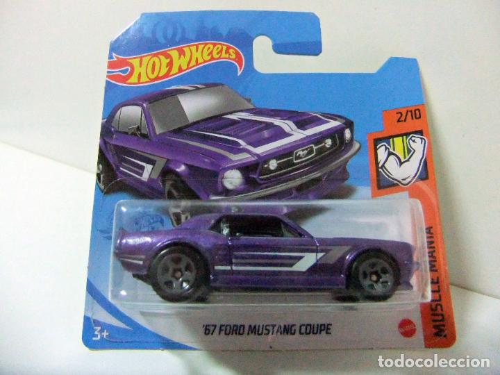Carros em escala Hot Wheels: &acute;67 FORD MUSTANG COUP&Eacute; 1967 - HOT WHEELS MATTEL MUSCLE MANIA 2/10 2021 - COCHE 1:64 AUTO TOY CAR