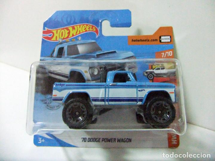 Carros em escala Hot Wheels: &acute;70 DODGE POWER WAGON - HOT WHEELS MATTEL HW HOT TRUCKS 7/10 2020 COCHE 1:64 PICKUP PICK UP 4X4 1970