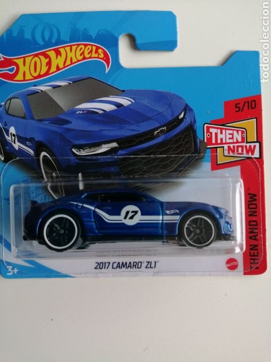 Coches a escala Hot Wheels: HOT WHEELS 2017 CAMARO ZL1. HOTWHEELS 1/64. COCHE COLECCION 1/64 THEN AND NOW 2021.