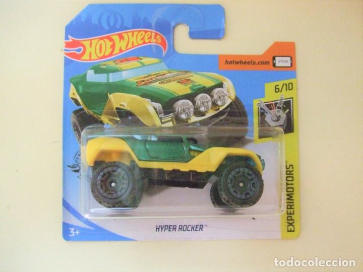 Carros em escala Hot Wheels: HYPER ROCKER - HOT WHEELS MATTEL EXPERIMOTORS 6/10 2019 ESCALA 1:64 - COCHE CAR SANTIKIAN SUSPENSION