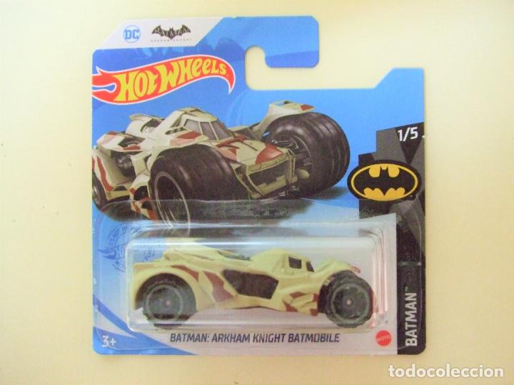 Carros em escala Hot Wheels: BATMAN ARKHAM KNIGHT BATMOBILE BATM&Oacute;VIL - HOT WHEELS MATTEL 1/5 2021 ESCALA 1:64 COCHE DC COMICS CAR