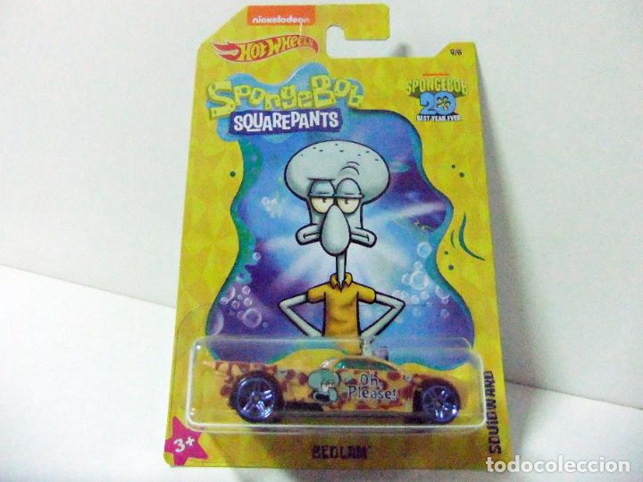 Auto in scala Hot Wheels: BEDLAM SQUIDWARD BOB ESPONJA SPONGEBOB SQUAREPANTS 20 BEST YEAR EVER HOT WHEELS 2019 COCHE 1:64
