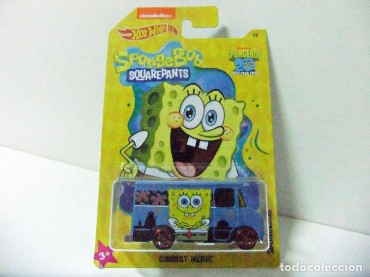 Auto in scala Hot Wheels: COMBAT MEDIC BOB ESPONJA SPONGEBOB SQUAREPANTS 20 BEST YEAR EVER HOT WHEELS 2019 COCHE 1:64 CAR VAN