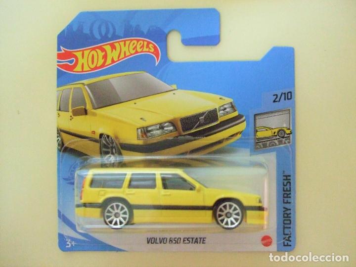 Carros em escala Hot Wheels: VOLVO 850 ESTATE - HOT WHEELS MATTEL FACTORY FRESH 2/10 2021 COCHE 1:64 AMARILLO AUTO BREAK FAMILIAR
