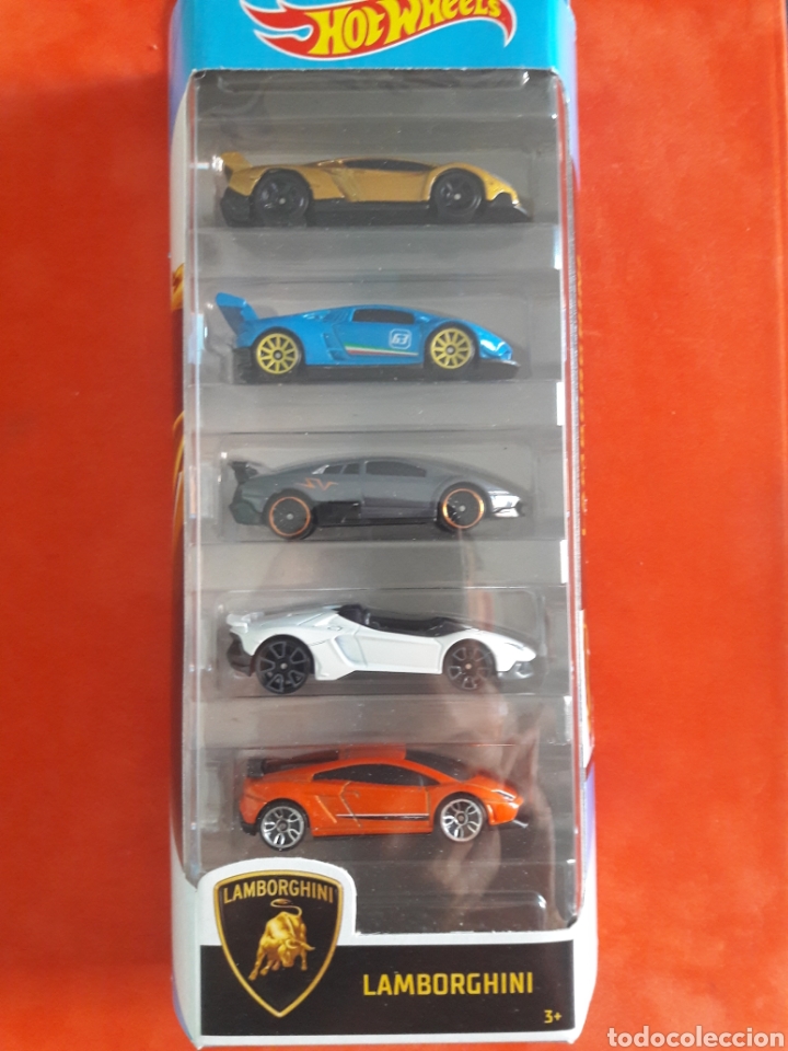 Coches a escala Hot Wheels: HOT WHEELS PACK-5 LAMBORGHINI - Foto 1