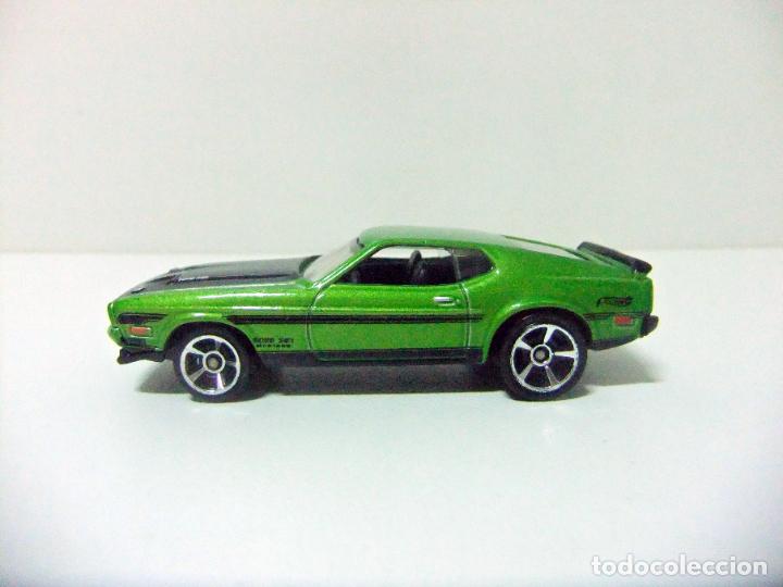 Auto in scala Hot Wheels: &acute;71 MUSTANG MACH 1 BOSS 351 HOT WHEELS STREET BEASTS 2011 - COCHE 1:64 FORD 1971 RAM AIR VERDE CAR