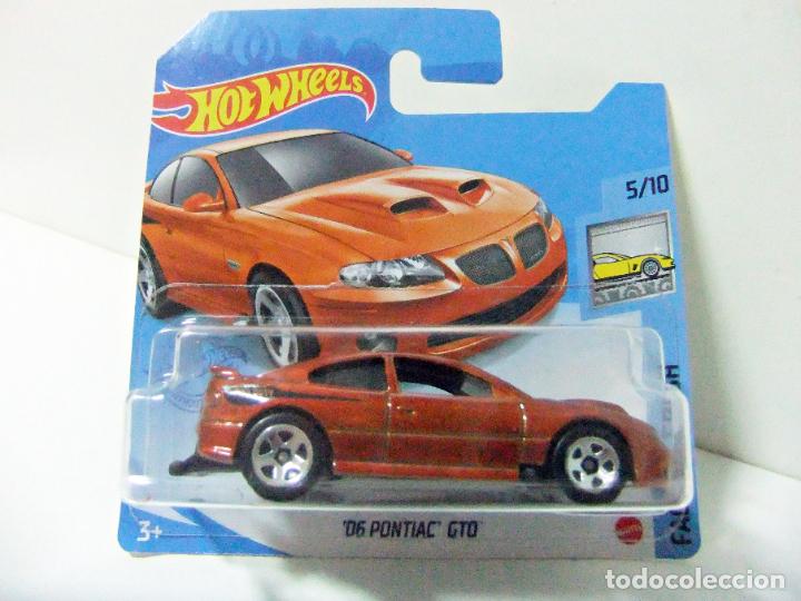 Carros em escala Hot Wheels: &acute;06 PONTIAC GTO 2006 HOT WHEELS MATTEL FACTORY FRESH 5/10 2021 ESCALA 1:64 COCHE JUGUETE TOY CAR GT