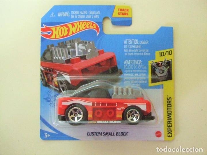 Modellautos Hot Wheels: CUSTOM SMALL BLOCK - HOT WHEELS MATTEL EXPERIMOTORS 10/10 2021 ESCALA 1:64 CAR COMPATIBLE MEGA BLOKS
