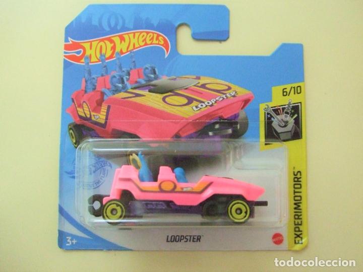 Carros em escala Hot Wheels: LOOPSTER - HOT WHEELS MATTEL EXPERIMOTORS 6/10 2021 ESCALA 1:64 COCHE FERIA VAGONETA MONTA&Ntilde;A RUSA