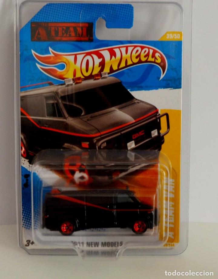 Coches a escala Hot Wheels: HOT WHEELS 1:64 GMC A-TEAM VAN + PROTECTOR - Foto 1