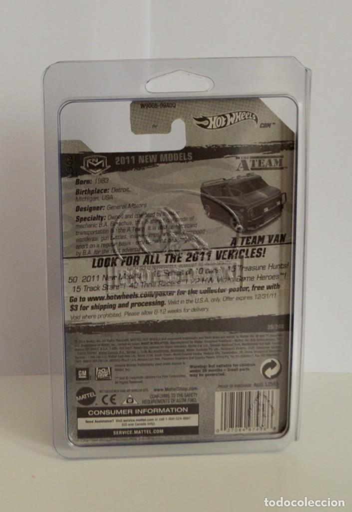 Coches a escala Hot Wheels: HOT WHEELS 1:64 GMC A-TEAM VAN + PROTECTOR - Foto 6