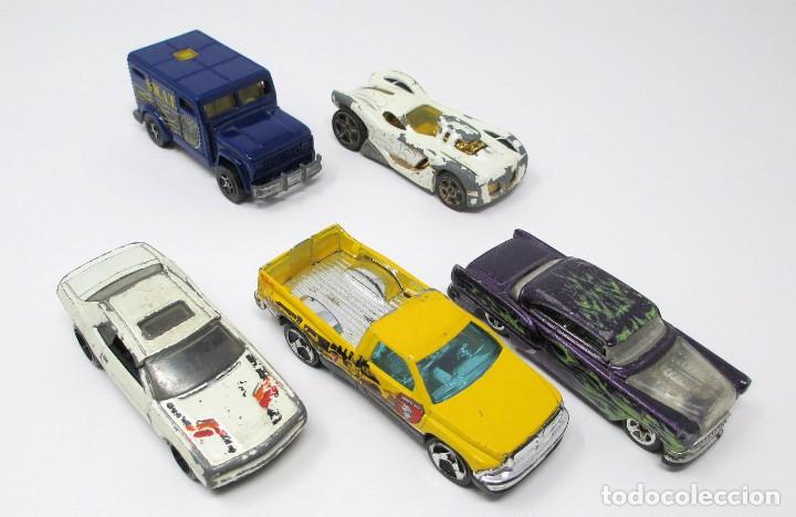 Voitures miniatures Hot Wheels: Lote de 5 Coches de Hot Wheels para Desguace - Dodge Charger, Dodge Ran Truck , Chevy&hellip;