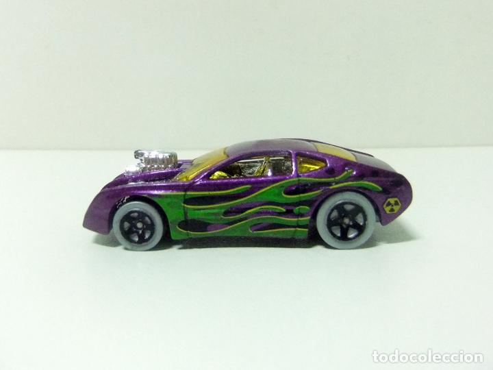 Coches a escala Hot Wheels: OVERBORED 454 - HOT WHEELS MATTEL 2015 COLOR SPLASH SCIENCE LAB 5-PACK COCHE 1:64 FLAMES PURPLE CAR