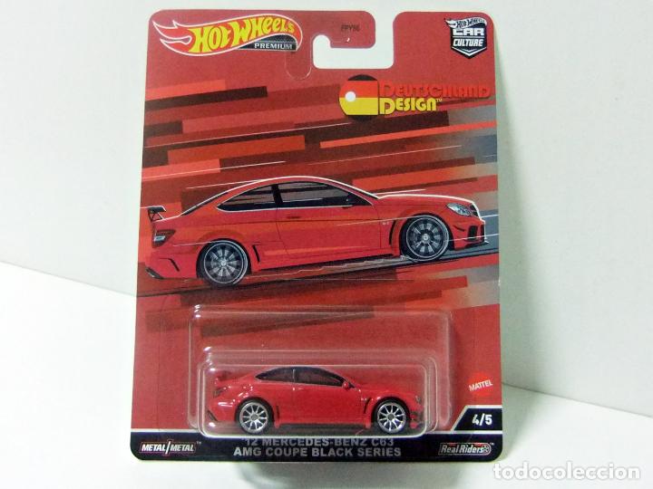 Auto in scala Hot Wheels: &acute;12 MERCEDES-BENZ C63 AMG HOT WHEELS DEUTSCHLAND DESIGN PREMIUM CAR CULTURE 4/5 2022 COCHE 1:64 C 63