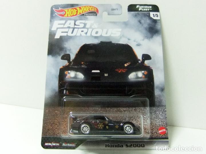 Model cars Hot Wheels: HONDA S2000 HOT WHEELS PREMIUM FAST & FURIOUS FLEET 1/5 2021 COCHE 1:64 TOY CAR S 2000 GRK60