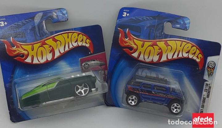 Auto in scala Hot Wheels: LOTE DE 2 COCHES - 2004 FIRST EDITIONS - DE HOT WHEELS EN SU CAJA ORIGINAL