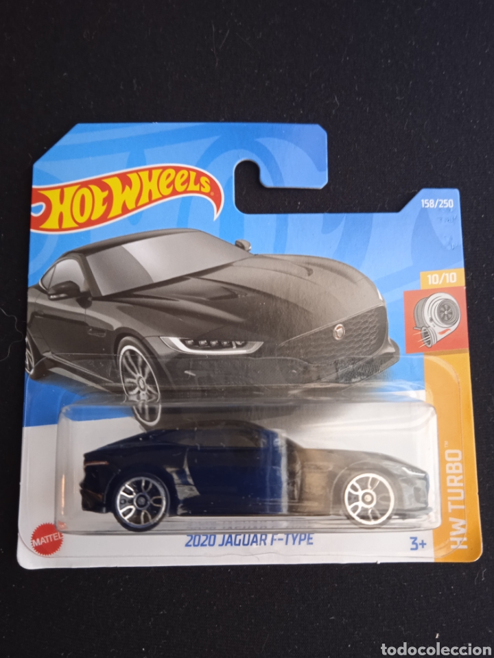 Voitures miniatures Hot Wheels: HOT WHEELS 2022 2020 JAGUAR F TYPE NEGRO. HOTWHEELS 1/64. HW TURBO 2022.