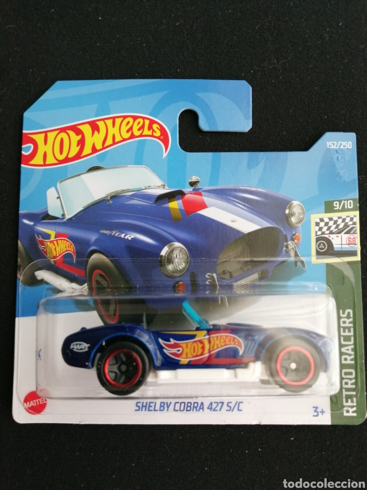 Auto in scala Hot Wheels: HOT WHEELS 2022 SHELBY COBRA. HOTWHEELS 1/64. RETRO RACERS 2022.