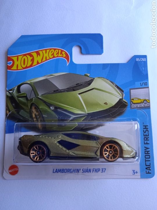 Voitures miniatures Hot Wheels: HOT WHEELS 2022 LAMBORGHINI SIAN FKP 37. HOTWHEELS 1/64. FACTORY FRESH 2022.
