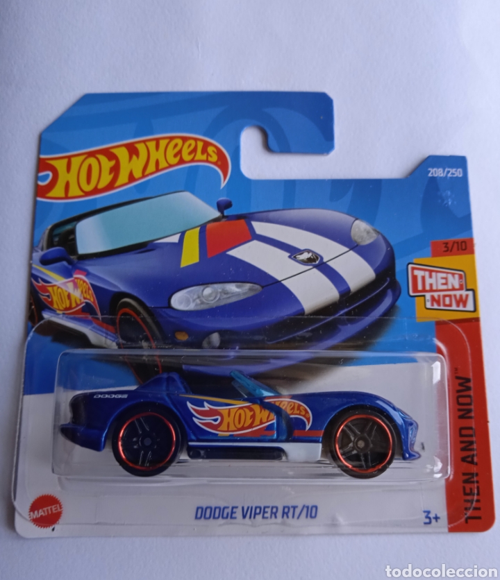 Auto in scala Hot Wheels: HOT WHEELS 2022 DODGE VIPER RT/10. 1/64 THEN AND NOW 2022.