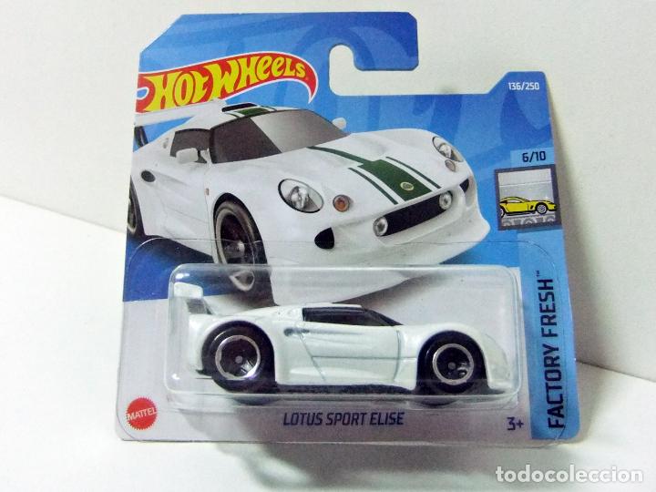 Auto in scala Hot Wheels: LOTUS SPORT ELISE HOT WHEELS MATTEL FACTORY FRESH 6/10 2022 ESCALA 1:64 CAR COCHE BLANCO WHITE