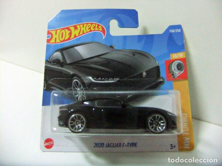 Modellautos Hot Wheels: 2020 JAGUAR F-TYPE HOT WHEELS MATTEL HW TURBO 10/10 2022 COCHE 1:64 NEGRO JUGUETE BLACK TOY CAR