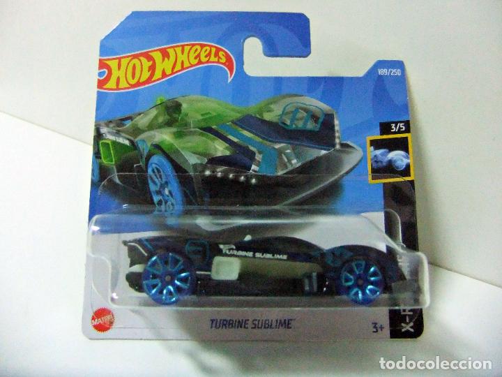 Auto in scala Hot Wheels: TURBINE SUBLIME HOT WHEELS MATTEL X-RAYCERS 3/5 2022 COCHE 1:64 TOY CAR NEW MODEL FUTURISTA