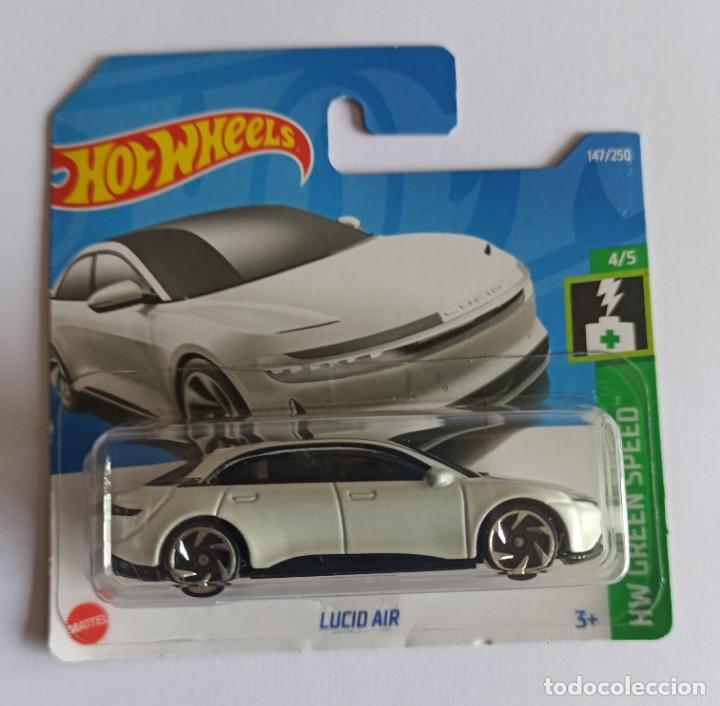 Model cars Hot Wheels: HOT WHEELS LUCID AIR. HW GREEN SPEED 4/5