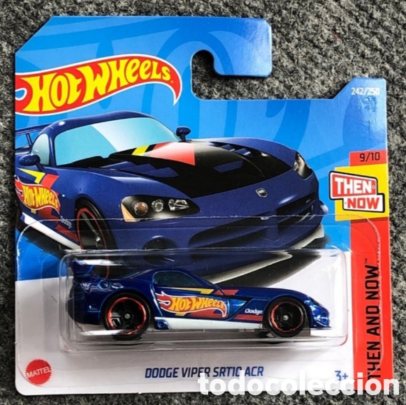 Modellautos Hot Wheels: HOT WHEELS 2022 DODGE VIPER SRT10 ACR. HOTWHEELS 1/64. THEN AND NOW 2022.