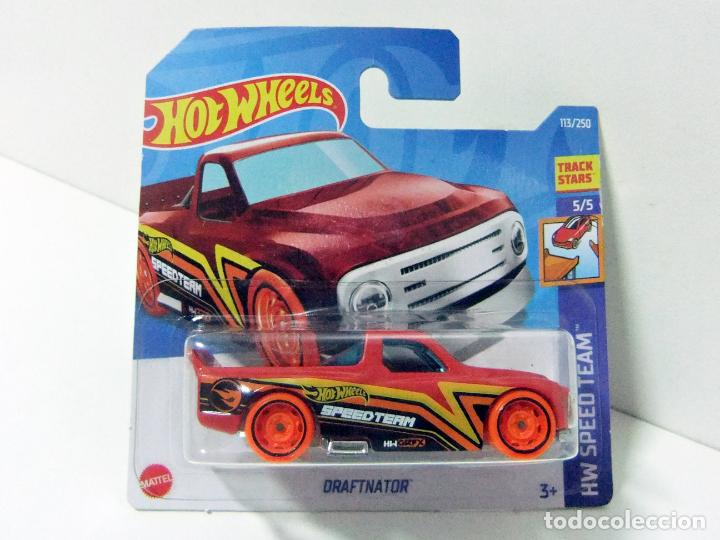 Model cars Hot Wheels: DRAFTNATOR HOT WHEELS TREASURE T-HUNT HW SPEED TEAM 5/5 A&Ntilde;O 2022 COCHE 1:64 TOY CAR TRACK STARS