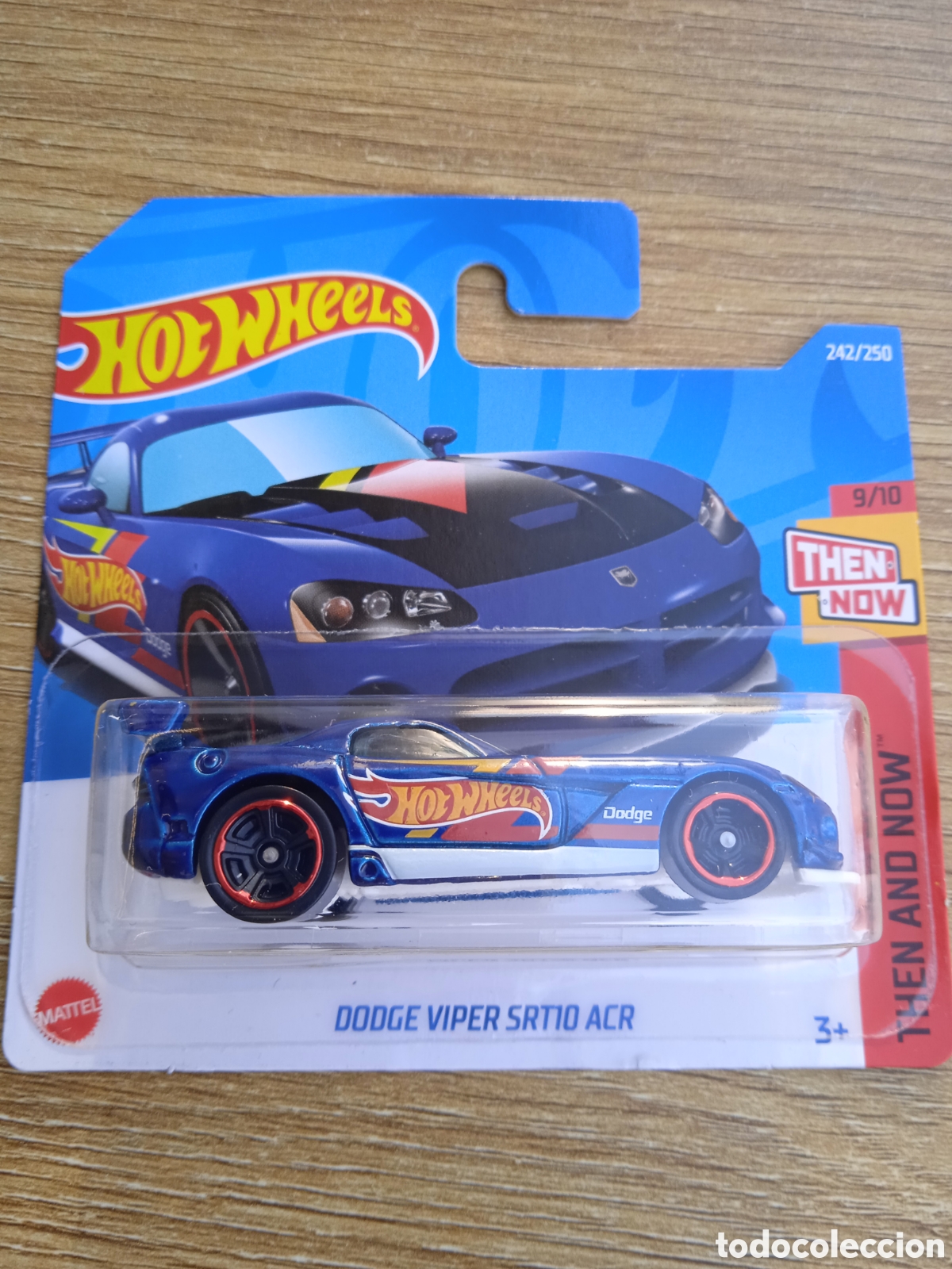 Model cars Hot Wheels: HOT WHEELS 2022 DODGE VIPER SRT10 ACR (2). HOTWHEELS 1/64. THEN AND NOW 2022.