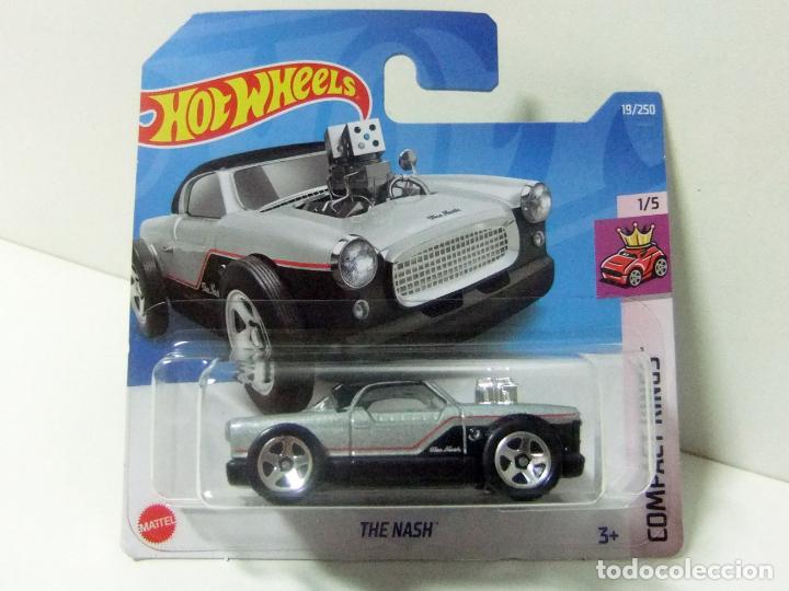 Model cars Hot Wheels: THE NASH - HOT WHEELS MATTEL COMPACT KINGS 1/5 A&Ntilde;O 2022 - COCHE 1:64 JUGUETE SILVER TOY CAR CUSTOM