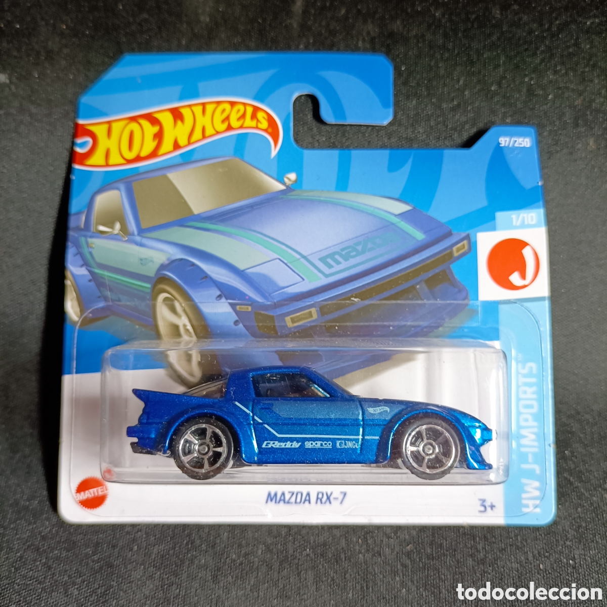 Voitures miniatures Hot Wheels: (CIN) HOT WHEELS: MAZDA RX-7. 97/250. HW J-IMPORTS. 1/10