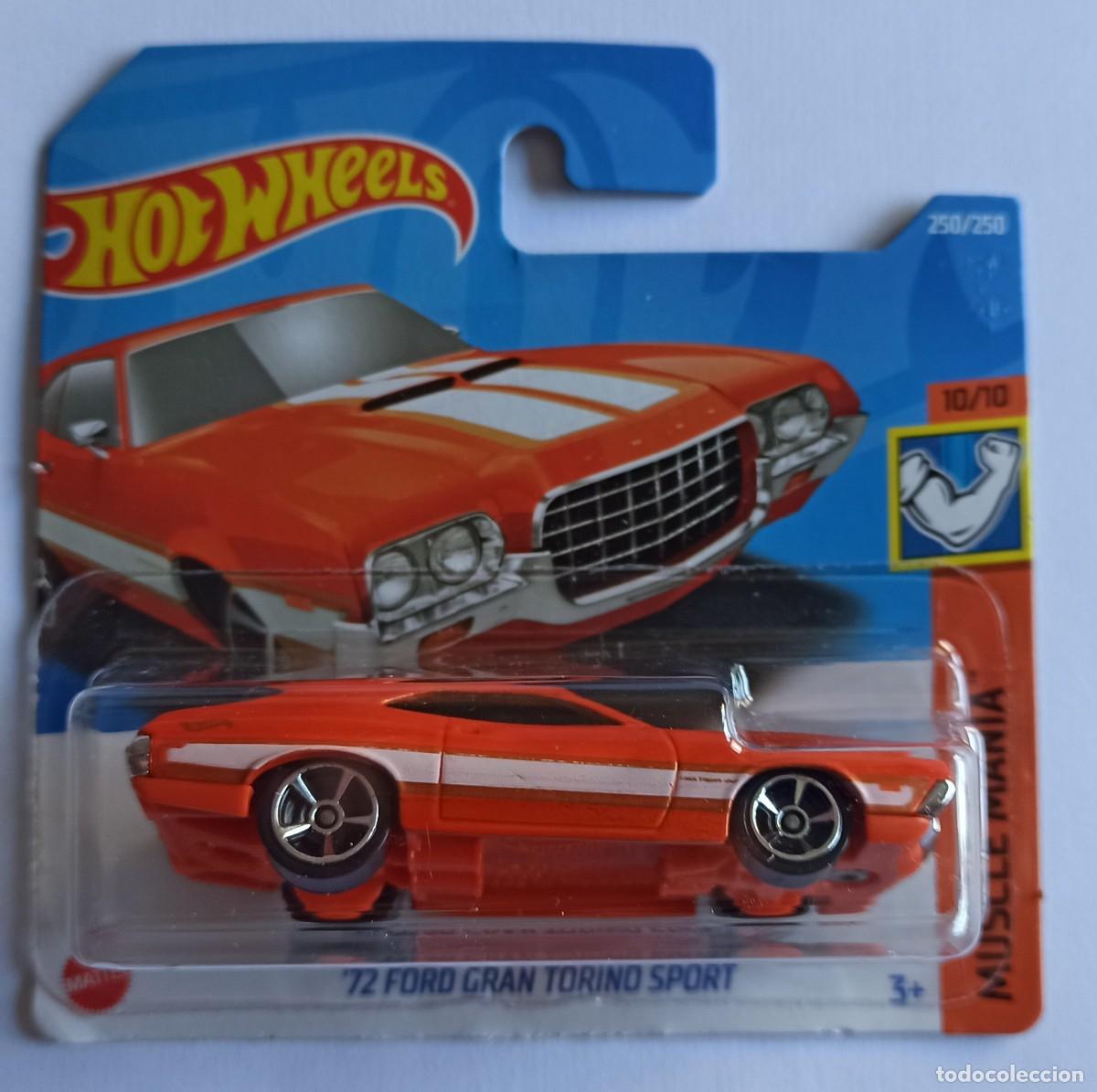 Carros em escala Hot Wheels: HOT WHEELS '72 FORD GRAN TORINO SPORT. MUSCLE MANIA 10/10 (1)